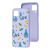 Чохол для Huawei P40 Lite Wave Fancy pigeon with sunflower seeds / light purple 2680892