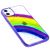 Чохол для iPhone 11 Colorful Rainbow фіолетовий 2681586
