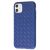 Чохол для iPhone 11 Weaving case синій 2687213