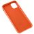 Чохол для iPhone 11 Leather classic "orange" 2687142