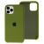 Чохол Silicone для iPhone 11 Pro case армійський зелений 2690067