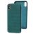 Чохол для iPhone Xs Max Leather croco full зелений 2701295