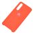 Чохол для Huawei P30 Silky Soft Touch "помаранчевий" 2701471