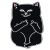 3D чохол для iPad mini 4 Cat Fakk Ripndip чорний 2704501