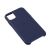 Чохол для iPhone 11 Leather сase (Leather) темно-синій 2704309