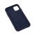 Чохол для iPhone 11 Leather сase (Leather) темно-синій 2704310
