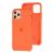 Чохол Silicone для iPhone 11 Pro Premium case помаранчевий 2708878