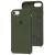 Чохол для iPhone 7 / 8 Silicone case dark olive 2709883