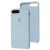 Чохол Silicone для iPhone 7 Plus / 8 Plus Premium синє небо 2709266