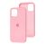 Чохол для iPhone 12 mini Silicone Full рожевий / light pink 2711886