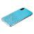 Чохол для iPhone Xs Max блискітки + popsocket "блакитний" 2719520