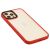 Чохол для iPhone 12 Pro Max Metal Buttons червоний 2720609