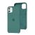 Чохол Silicone для iPhone 11 Premium case pine green 2724510