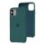 Чохол Silicone для iPhone 11 case новий зелений 2727038