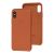 Чохол для iPhone X / Xs Leather Case (Leather) saddle brown 2727177