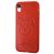 Чохол для iPhone Xr Kaws leather червоний 2737316