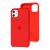 Чохол Silicone для iPhone 11 Premium case червоний 2739726