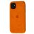 Чохол для iPhone 11 Alcantara 360 помаранчевий 2746348