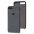 Чохол Silicone для iPhone 7 Plus / 8 Plus case темно-сірий 2747797