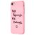 Чохол Daring для iPhone 7/8 матове покриття рожевий new 2793671