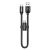 Кабель USB Baseus U-shaped Portable Type-C/Lightning Cable чорний 2802205