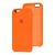 Чохол Silicone для iPhone 6 / 6s case помаранчевий 2819392