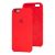 Чохол Silicone для iPhone 6 / 6s case червоний 2819394