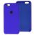 Чохол Silicone для iPhone 6 / 6s case shine blue 2819496