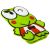 3D чохол жаба для iPhone 6/7/8 зелений 2819701