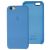 Чохол Silicone для iPhone 6/6s case блакитний 2819524