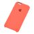 Чохол Silicone для iPhone 6 / 6s case apricote 2819352