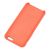 Чохол Silicone для iPhone 6 / 6s case apricote 2819353