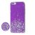 Чохол для iPhone 6 / 6s блискітки + popsocket "світло фіолетовий" 2820918