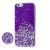 Чохол для iPhone 6 / 6s блискітки + popsocket "фіолетовий II" 2820921