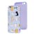 Чохол для iPhone 6 / 6s Wave Fancy funny cats / light purple 2821412