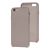 Чохол для iPhone 6 Silicone case Leather сірий 2822186