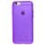 Чохол силіконовий для iPhone 6 прозоро-фіолетовий 2823149