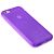 Чохол силіконовий для iPhone 6 прозоро-фіолетовий 2823148