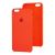 Чохол silicone case для iPhone 6 Plus помаранчевий 2824656