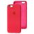 Чохол для iPhone 6 / 6s Silicone Slim Full camera rose red 2828332