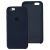 Чохол Silicone для iPhone 6 / 6s case midnight blue 2834020