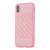 Чохол для iPhone X / Xs off-white leather рожевий 2839880