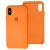 Чохол Silicone для iPhone X / Xs Premium case papaya 2841950