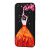Чохол Magic Girl для iPhone 7/8 пелюстки зі стразами чорний 2843349