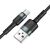 Кабель USB Hoco DU46 Charging microUSB 1m чорний 2843095