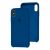 Чохол Silicone для iPhone X / Xs Premium case blue horizon 2845031