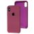 Чохол Silicone для iPhone X / Xs case бордовий / maroon 2846543
