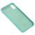 Чохол Silicone для iPhone X / Xs case бірюзовий / turquoise 2846506
