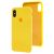 Чохол Silicone для iPhone X / Xs case жовтий 2846474