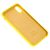 Чохол Silicone для iPhone X / Xs case жовтий 2846474